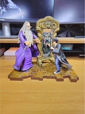 2001 Mattel Harry Potter Mirror of Erised Dumbledore Classic Scenes #50255